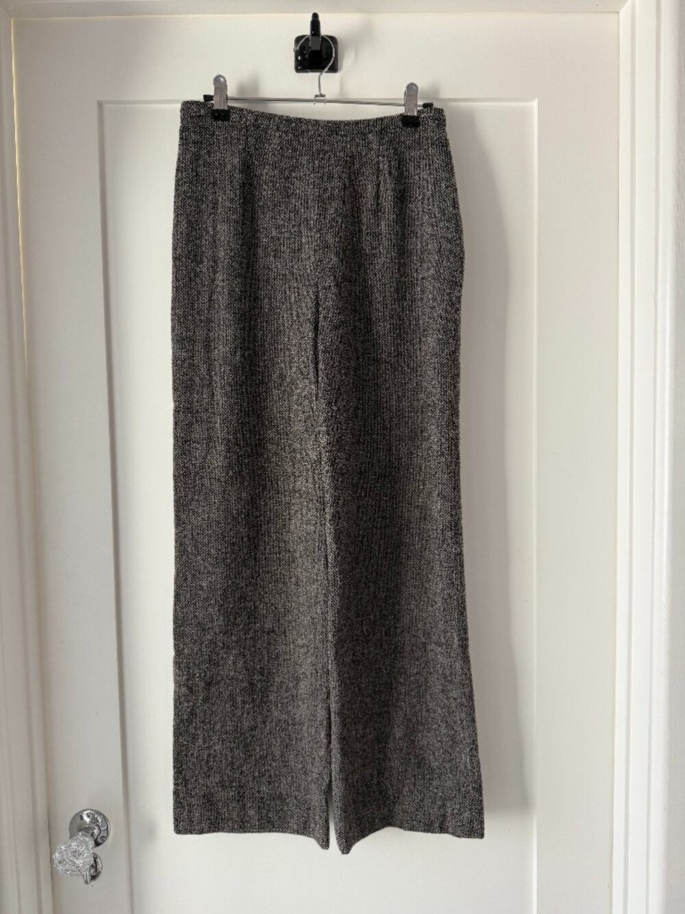 Vintage Y2K Max Mara Virgin Wool Wide Leg Trousers Made in Italy IT 40 US 6